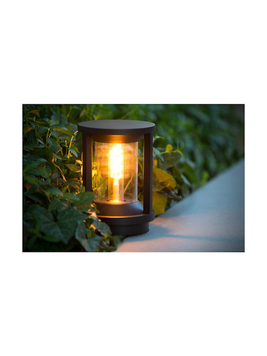 Lucide Lightning Cadix Φωτιστικό Φαναράκι Εξωτερικού Χώρου 15W IP65 για Ντουί E27 Μαύρο