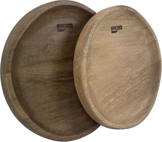 Nakaro Wood Πλατώ Σερβιρίσματος Ξύλινο 35x35εκ.