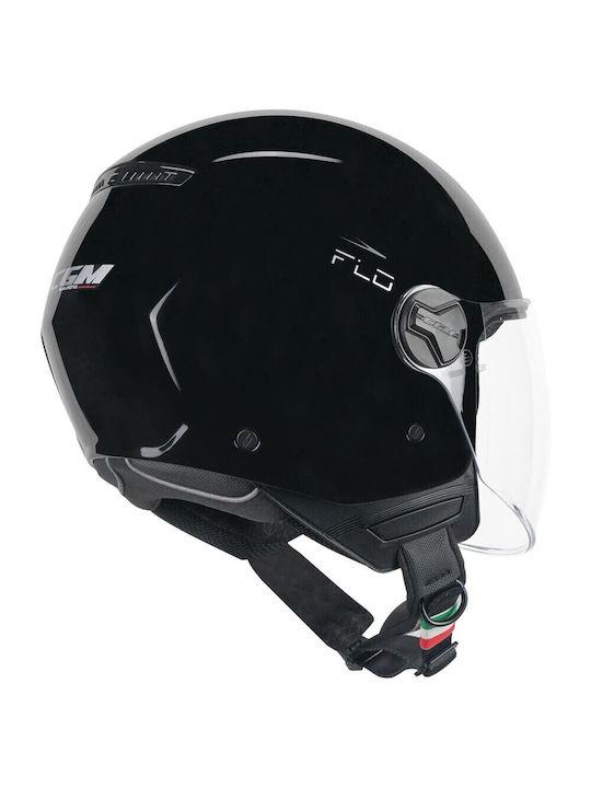 CGM 167A Black Gloss Motorcycle Helmet Jet ECE 22.06 1050gr