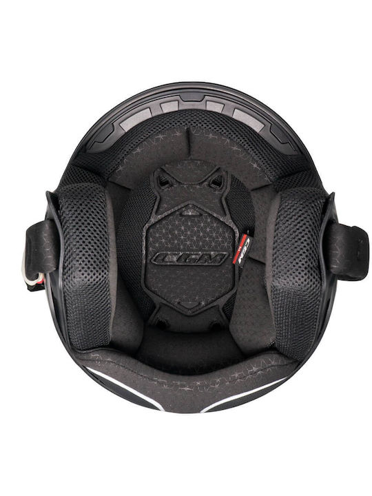 CGM 167A BLACK GLOSS Мотоциклетна каска Джет ECE 22.06 1050гр