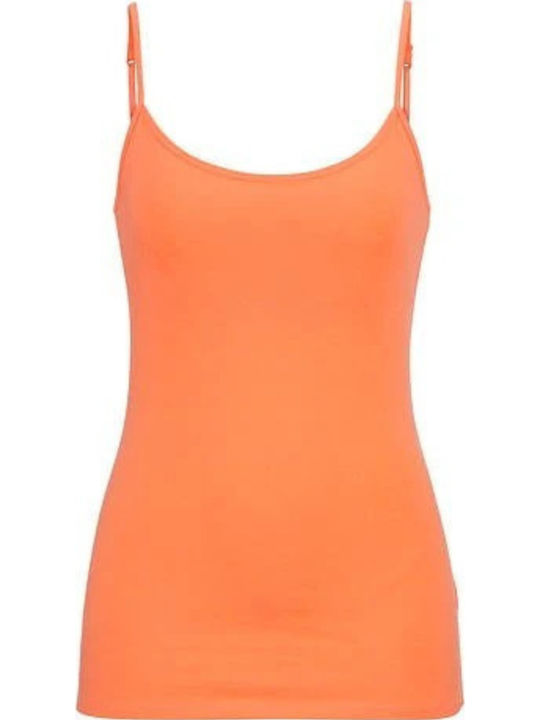 Women's T-Shirt with Spaghetti Strap Orange
