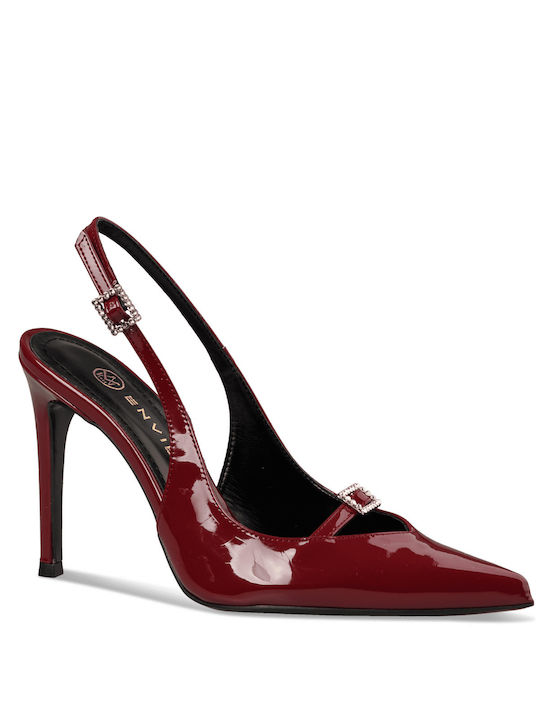 Envie Shoes Stiletto Red High Heels Pumps