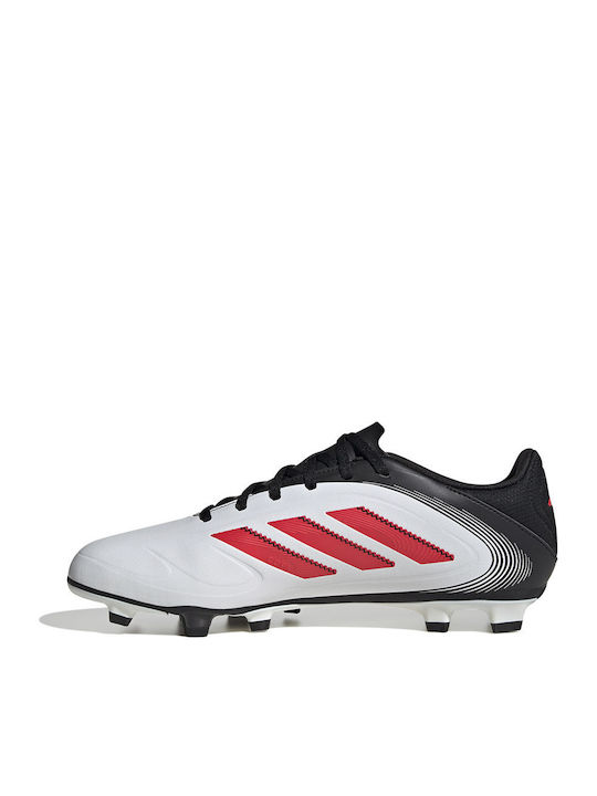 adidas Copa Pure III Club FG/MG White Football Shoes with Cleats