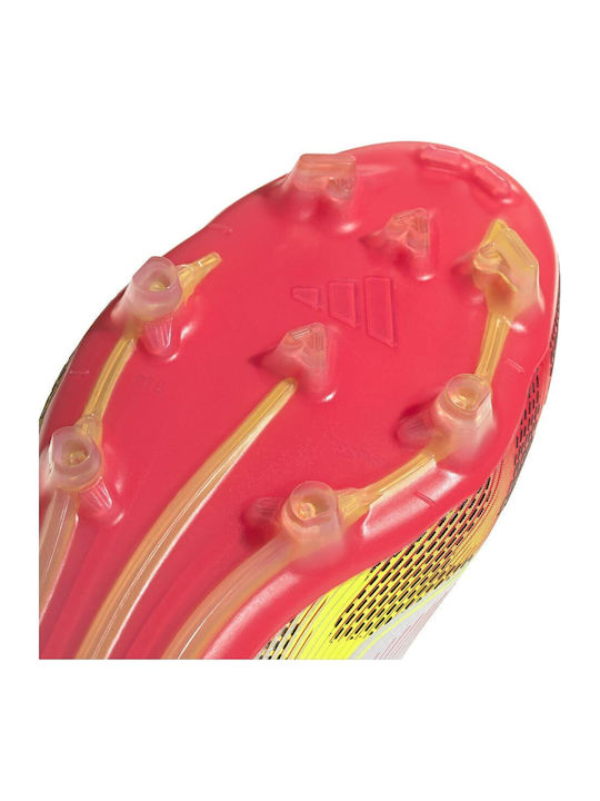 adidas F50 Pro Fußballschuhe mit Stollen Weiß