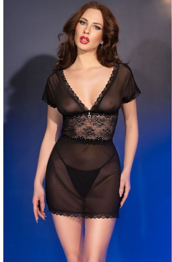 Chilirose Σετ Sexy Babydoll Μαύρο