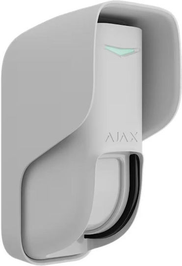 Ajax Systems Curtain Outdoor PET Ασύρματος RF Αισθητήρας Κίνησης Κουρτίνας Μικροκυμάτων & Υπερύθρων 8° Εμβέλειας 12m με Antimasking