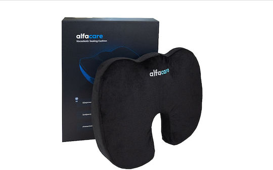 Alfa Care Economy Economy Μαξιλάρι Καθίσματος για Κόκκυγα με Memory Foam & Οπή 44x37x7cm σε Γκρι χρώμα AC-727