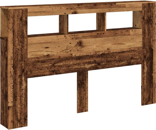 vidaXL Hölzernes Kopfstütze für Betten Braun 160x103,5cm