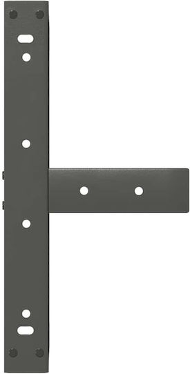 vidaXL Metallisches Möbelbein 2 Stück Für Tisch / Beistelltisch / Büro 50x25x30cm Anthrazit