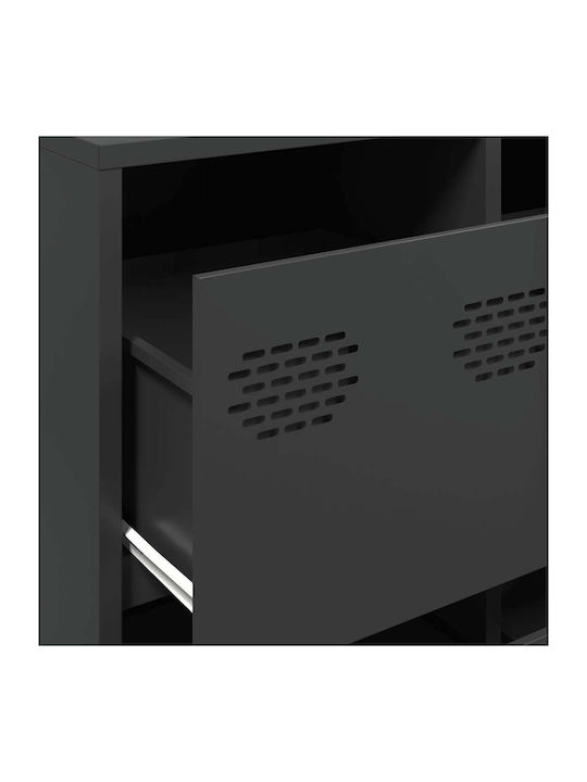 Μπουφές mit Schubladen Black Velvet-Black Metal 135x39x73.5cm
