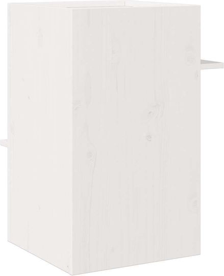 vidaXL Σπιτάκι Γάτας Λευκό 43x43x60cm