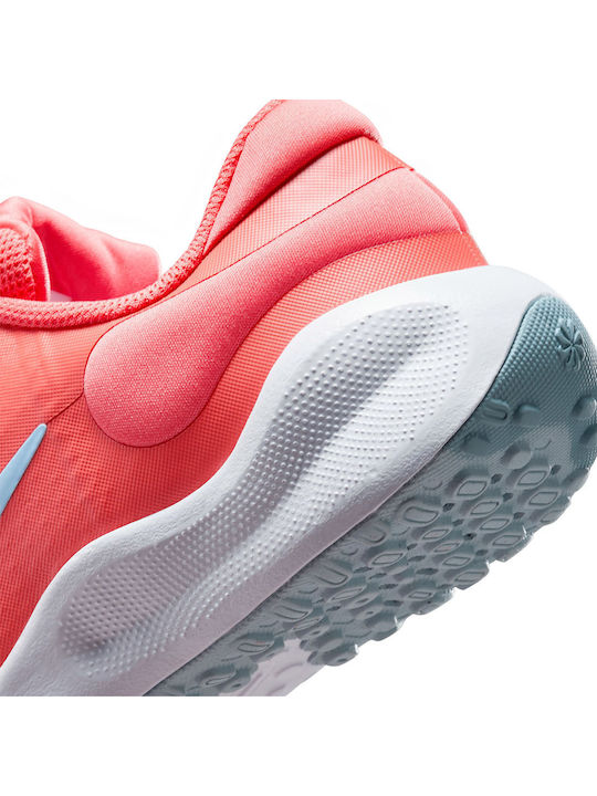 Revolution 7 Gs Kids Sports Shoes Running with Laces Orange