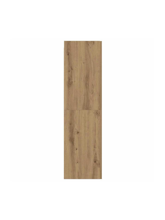 Hanging Living Room Cabinet made of Particle Board with Lighting Brown 30.5x30x110cm