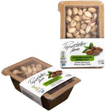 Φυστίκι Αιγίνης Ψημένο Χωρίς Αλάτι Ecopack 150g