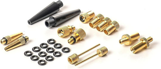 24-piece Vulcanizing Set Bicycles Inflatable Toys Zola Made Metal Plastic Dv Sv Av Sv Valve