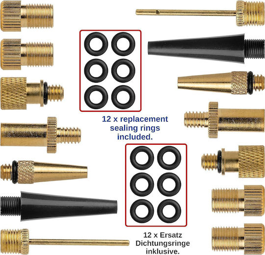 24-piece Vulcanizing Set Bicycles Inflatable Toys Zola Made Metal Plastic Dv Sv Av Sv Valve