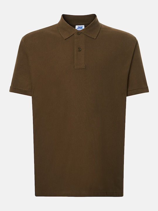 JHK Men's Short Sleeve Promotional T-Shirt Khaki