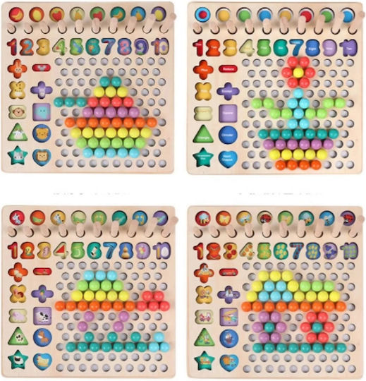 Montessori Εκπαιδευτικό Παιχνίδι Γράμματα & Αριθμοί από Ξύλο