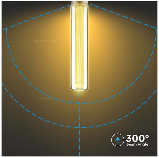 V-TAC LED крушка 2W 190mm за фасунга E27 и форма T30 Топло бяло 65лм