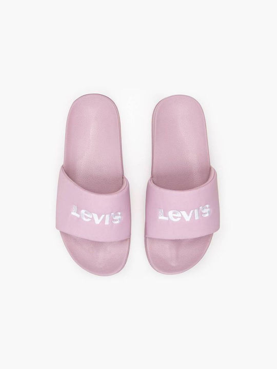 Levi's June S Bold Women's Slides Pink