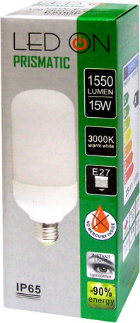 LED Bulb 15W for Socket E27 Warm White 1550lm
