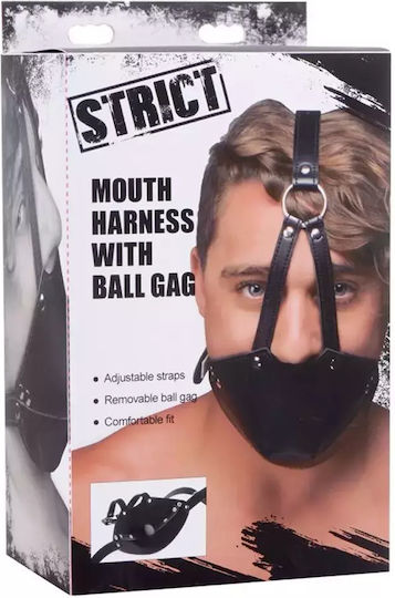 XR Strict Leather Mouth Harness Ball Gag Knebel
