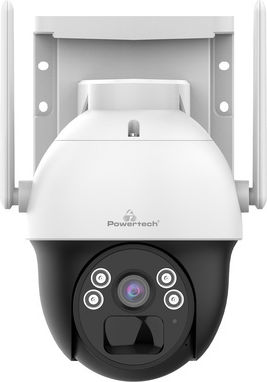 Powertech PT-1341 IP Überwachungskamera Wi-Fi Full HD+ 4MP Wasserdicht Batteriebetrieben mit Zwei-Wege-Kommunikation und Objektiv 4mm