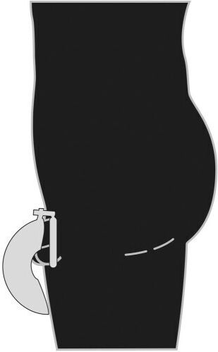 Fetish Collection Κλουβί Πέους σε Ασημί Χρώμα