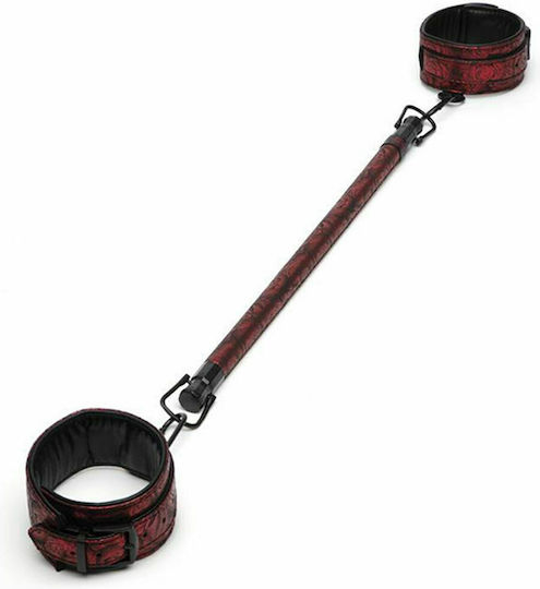 Fifty Shades of Grey Sweet Anticipation Spreader Bar with Cuffs Μπάρα Ακινητοποίησης σε Κόκκινο Χρώμα
