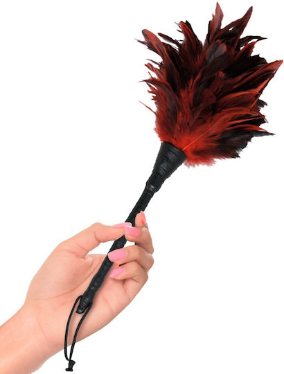 Pipedream Feather for Tickling in Red Color