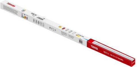 Toshiba LED Bulb 9W Fluorescent Type 60εκ. for Socket G13 and Shape T8 Cool White