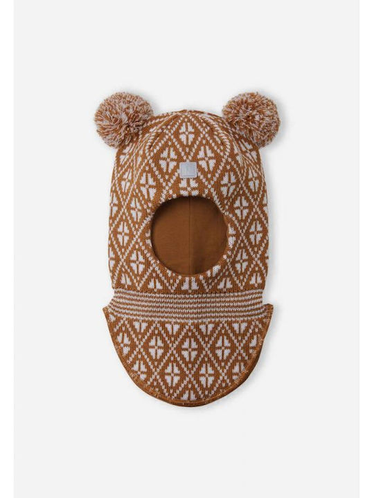 Kids Beanie Knitted Brown