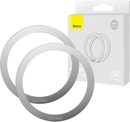 Baseus MagSafe Ring Halo Silver 2pcs
