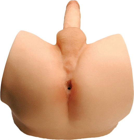 Topco Sales Virtual Sex Featherweight Cyberskin Cock & Ass Masturbator Butt