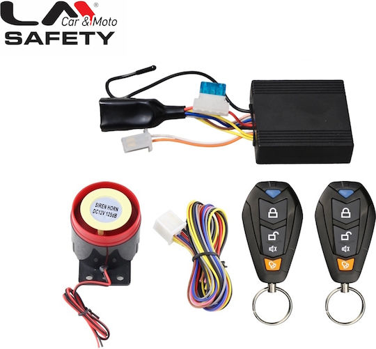 Lm Alarm N7098f Motorcycle Alarm 2 Remote Controls