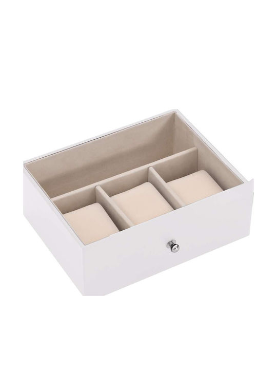 vidaXL Velvet Jewellery Box with White Mirror