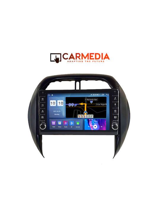 Carmedia Ηχοσύστημα Αυτοκινήτου για Toyota RAV 4 2000-2006 (Bluetooth/USB/WiFi/GPS/Apple-Carplay/Android-Auto) με Οθόνη Αφής 9"