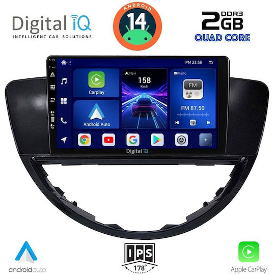 Digital IQ Car Audio System for Subaru Tribeca 2007-2014 (Bluetooth/USB/AUX/WiFi/GPS/Apple-Carplay/Android-Auto) with Touch Screen 9"
