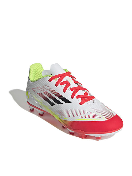 F50 Club Fg Mg J Kids Molded Soccer Shoes White