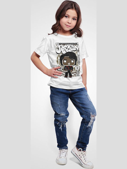 Παιδικό T-shirt White James Brown
