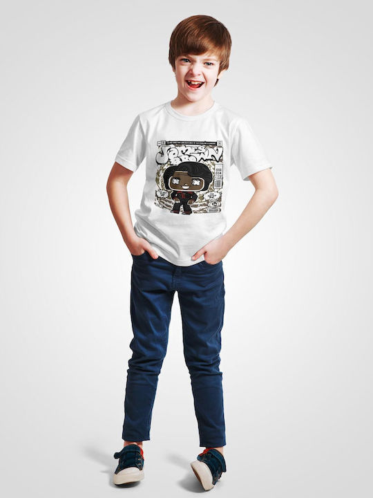 Παιδικό T-shirt White James Brown