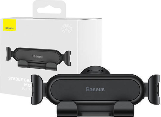 Baseus Car Mobile Mount with Adjustable Hooks Black