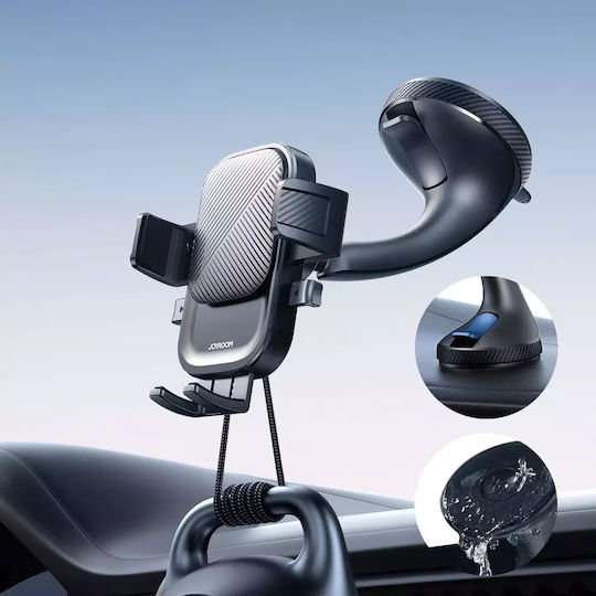 Joyroom Car Mobile Mount with Adjustable Hooks Black