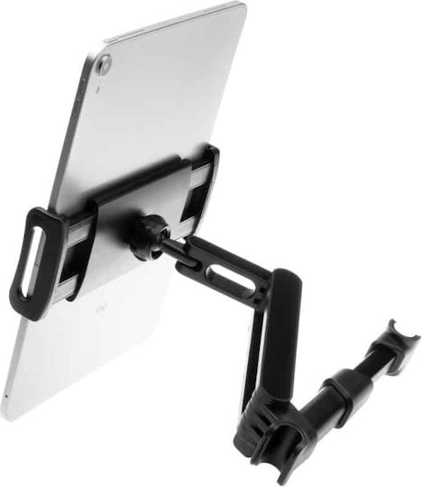 Fixed Car Mobile Mount with Adjustable Hooks Black