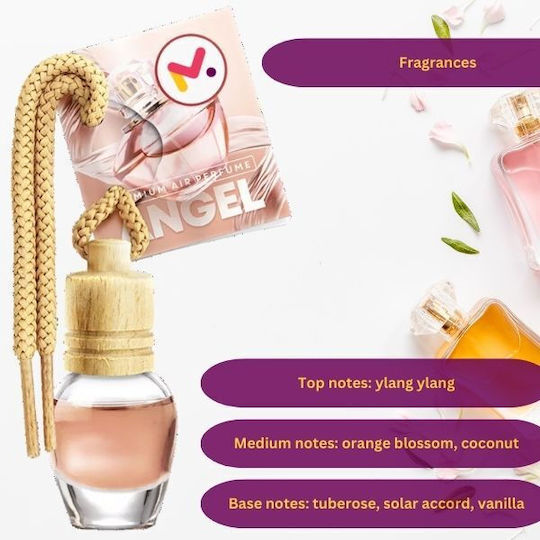 Lichid Aromatic Suspendata Mașină Vanilie / Portocaliu / Nucă de cocos 8ml 1buc