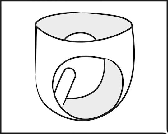 Late X Men's Latex Underwear Inflatable Anal Plug Black M