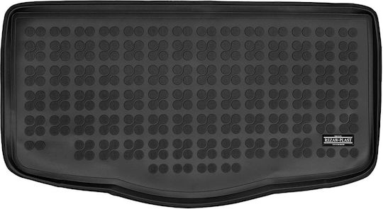 Rezaw Plast Trunk Mat Tray Type for Toyota Aygo Mini ONE 2022 Black
