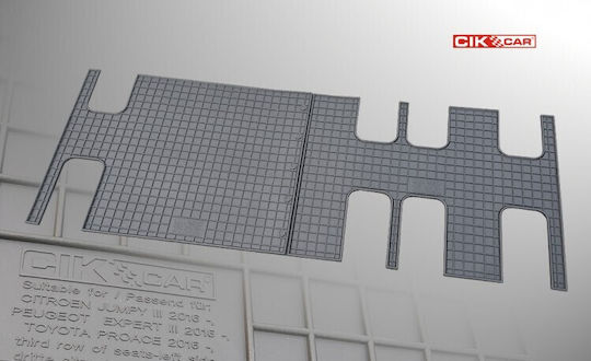Cik Rear Mats 2pcs for Toyota Proace Citroen Jumpy 2016+ Black