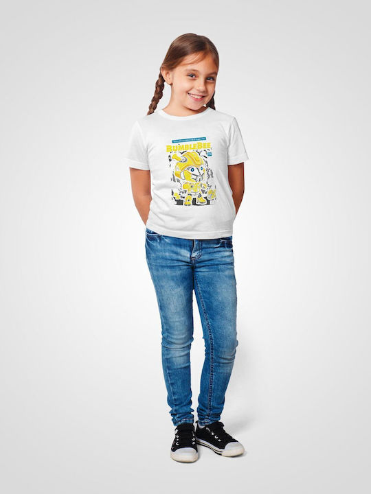 Παιδικό T-shirt White Bumble Bee