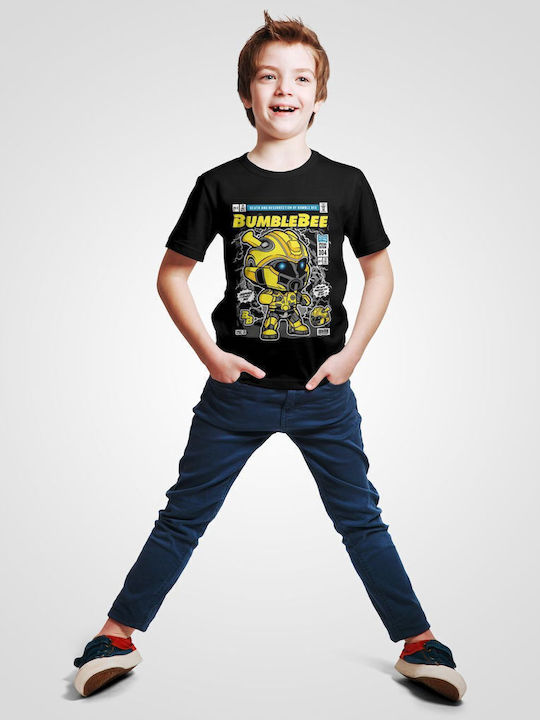 Παιδικό T-shirt Black Bumble Bee